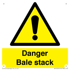 Danger Bale stack